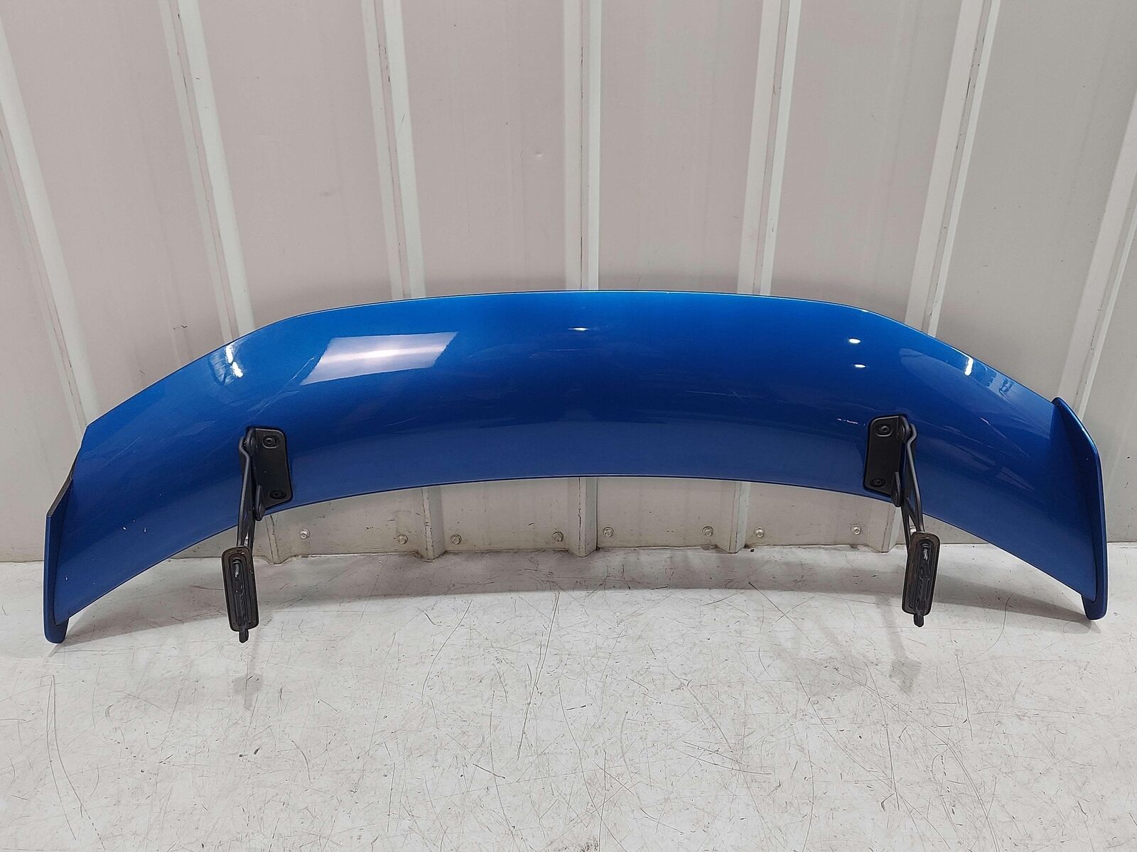 16 PORSCHE CAYMAN GT4 981 REAR SPOILER WING SAPPHIRE BLUE M5J