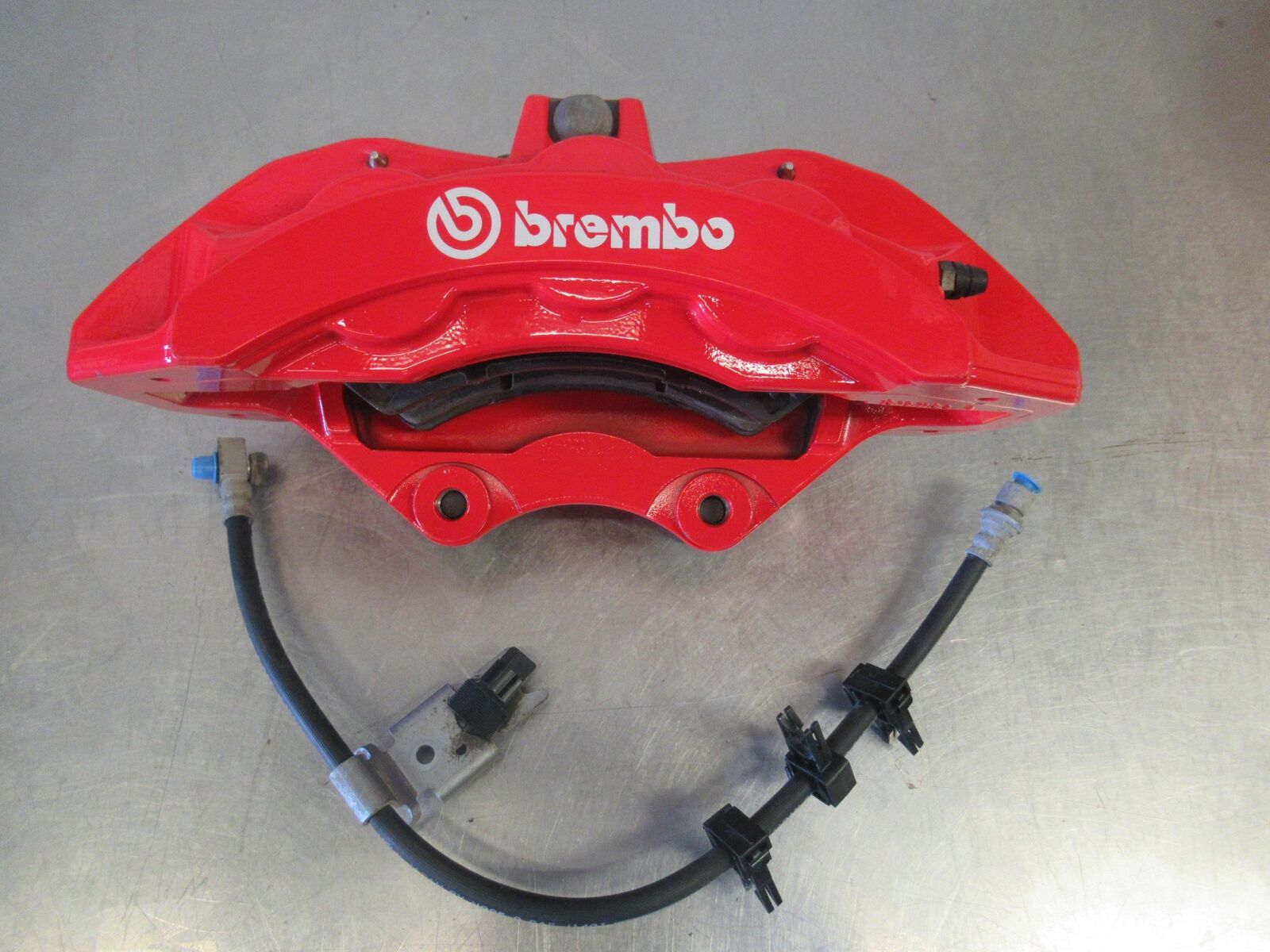 15-20 DODGE CHALLENGER Hellcat 6.2L LH RH FRONT REAR Caliper Red Brembo w rotors