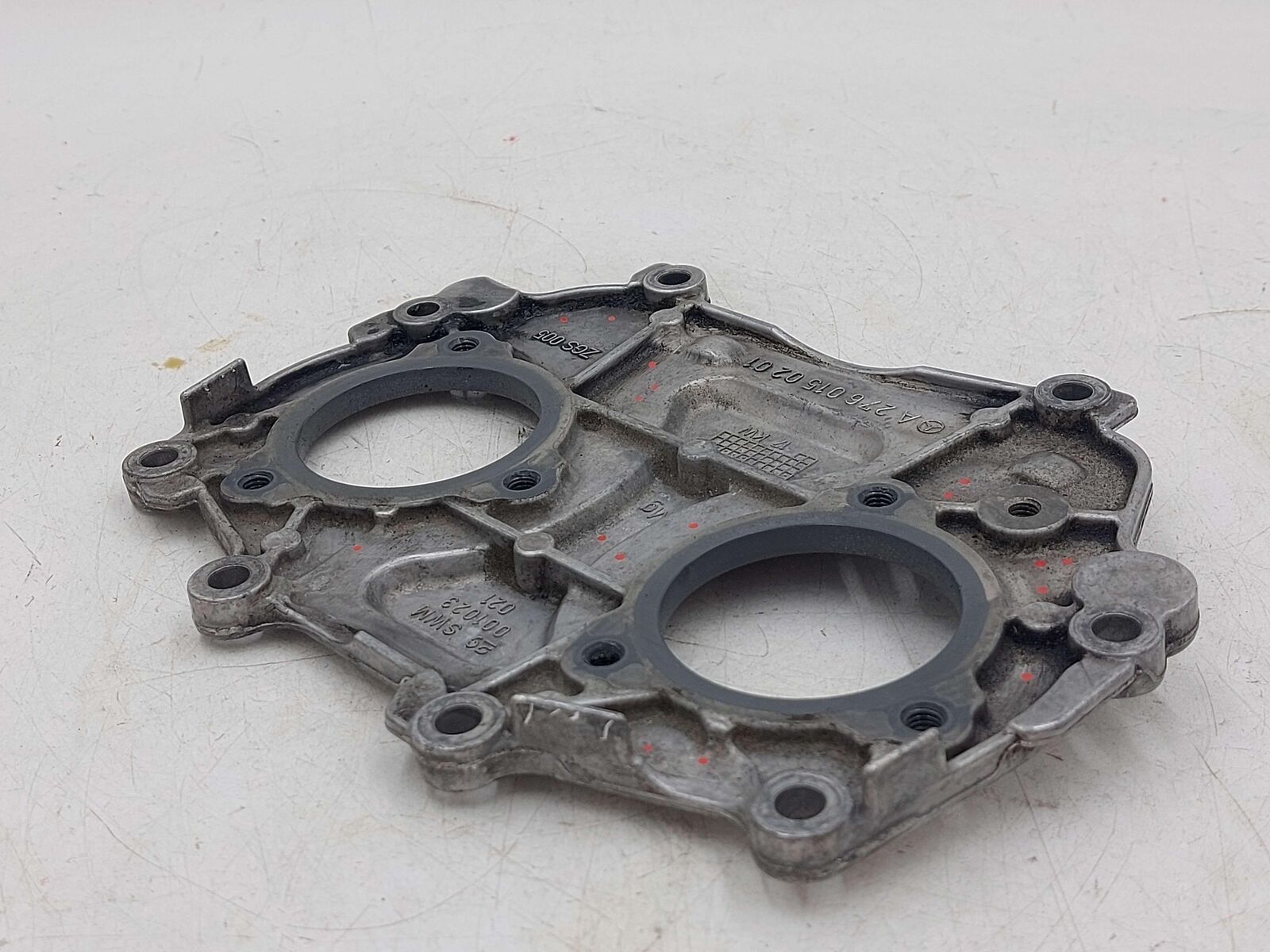 12-21 MERCEDES C43 W205 3.0L LEFT UPPER ENGINE TIMING COVER A2760150201 276.823