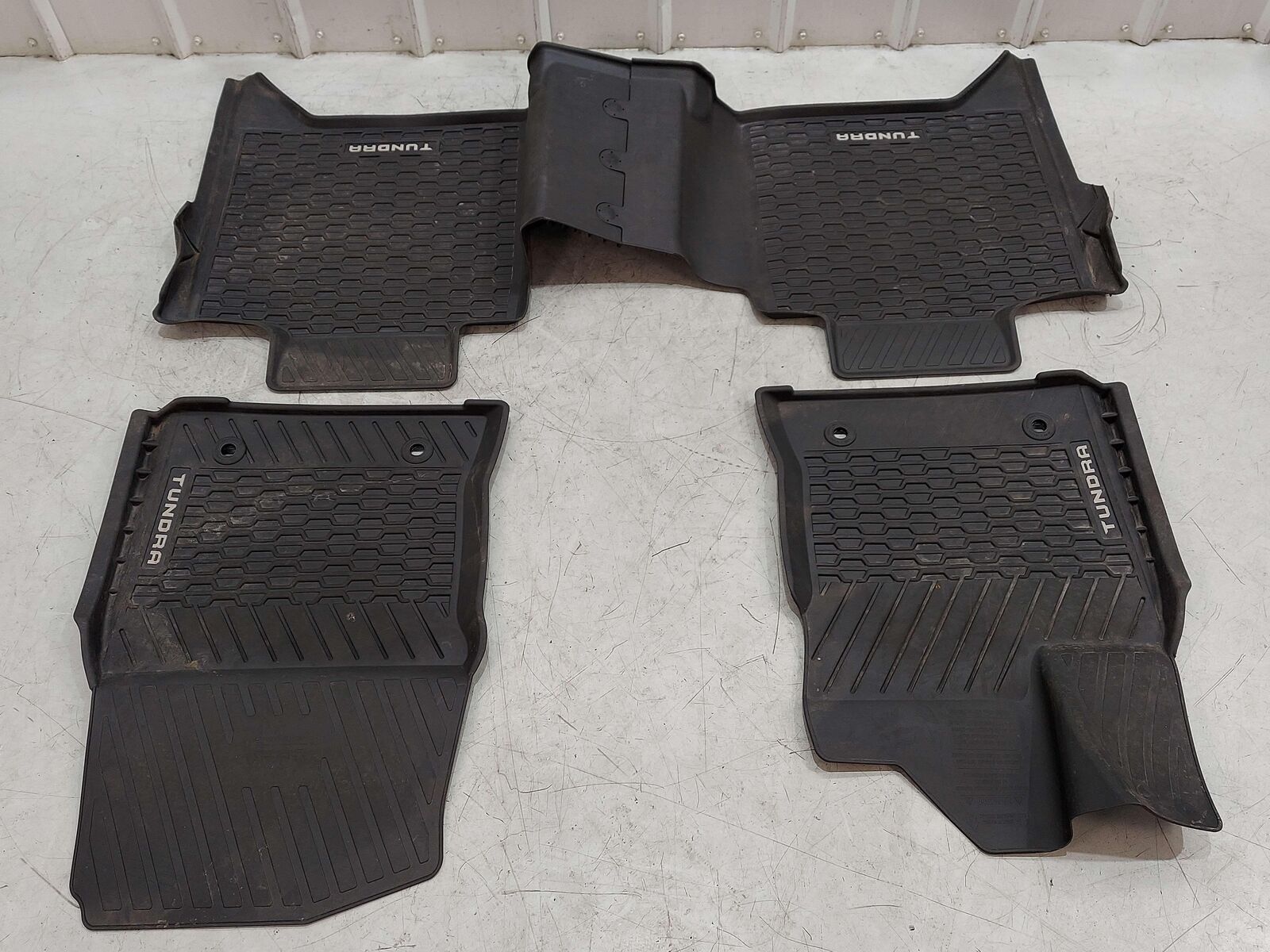 2023 TOYOTA TUNDRA TRD FLOOR MAT RUBBER ALL WEATHER MATS