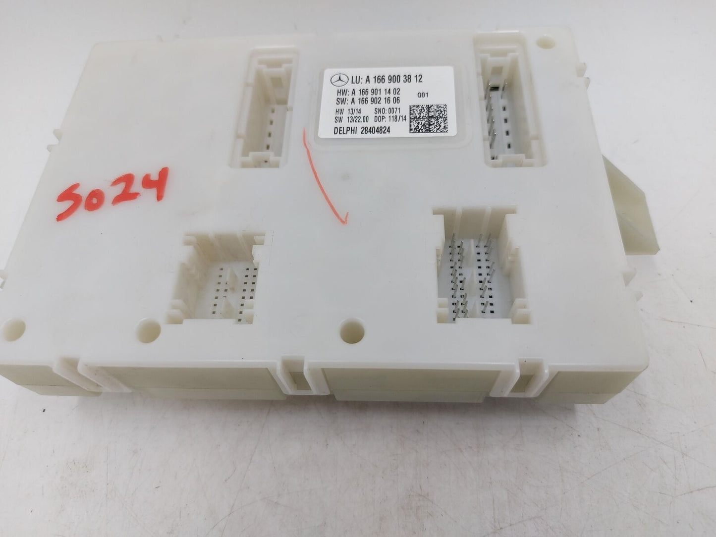 13-14 Mercedes ML350 Rear Sam Signal Acquistion Control Module Unit A1669003812