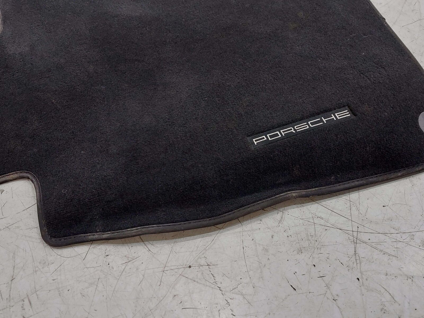 2016 PORSCHE CAYMAN GT4 981 LEFT DRIVER FLOOR MAT 'PORSCHE'