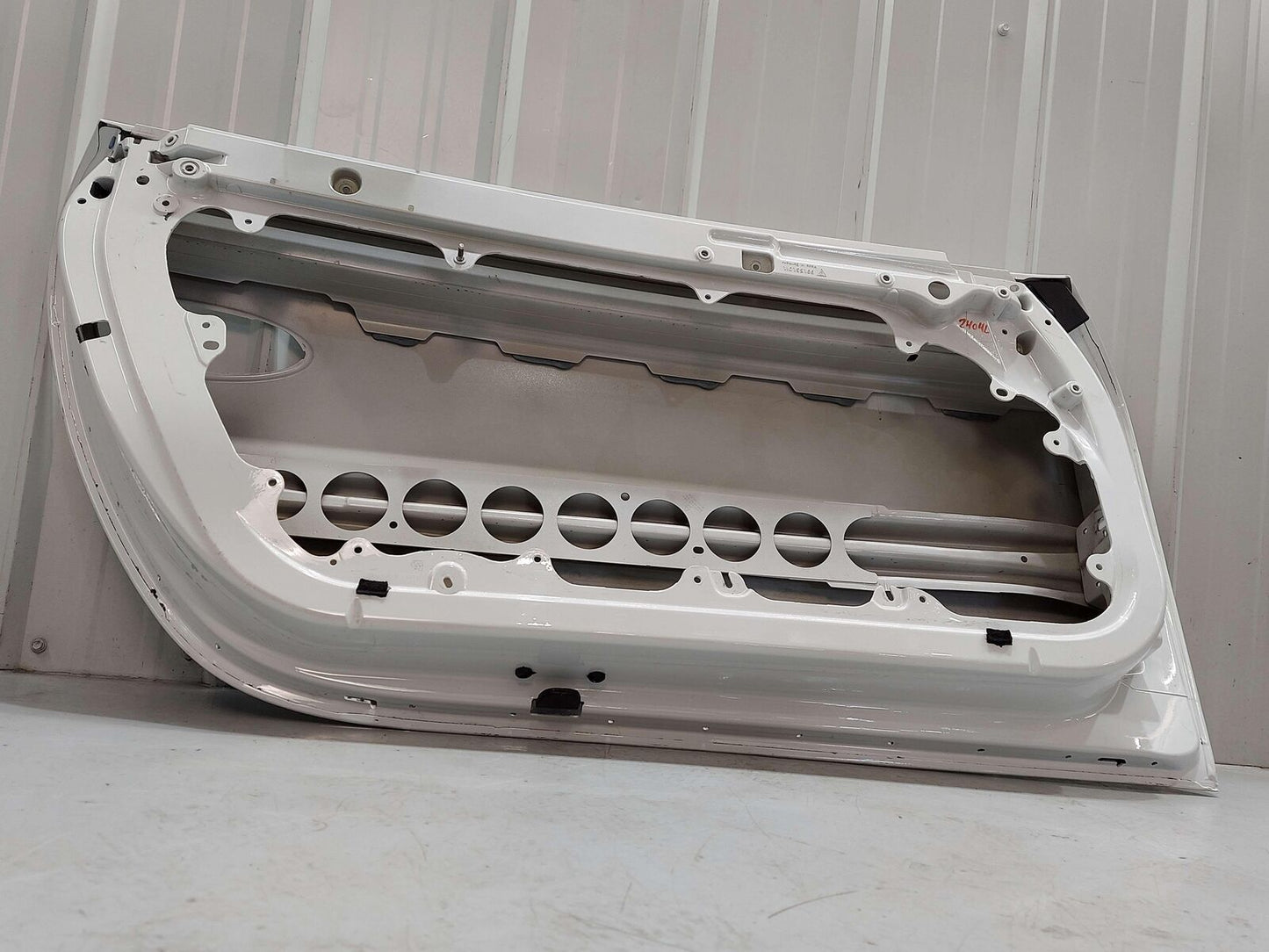 12-16 PORSCHE 911 991 GT3 FRONT LEFT DOOR SHELL PURE WHITE C9A *NOTE