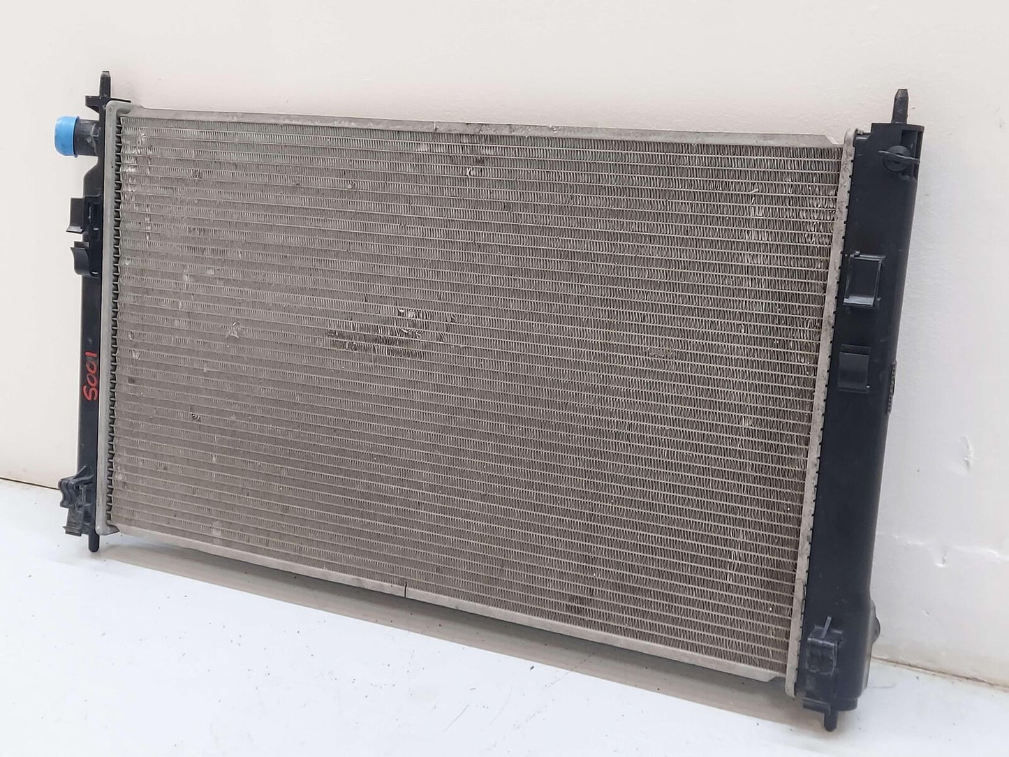 08-15 MITSUBISHI LANCER RALLIART TURBO 4B11 RADIATOR 1350A050 *FINS BENT*