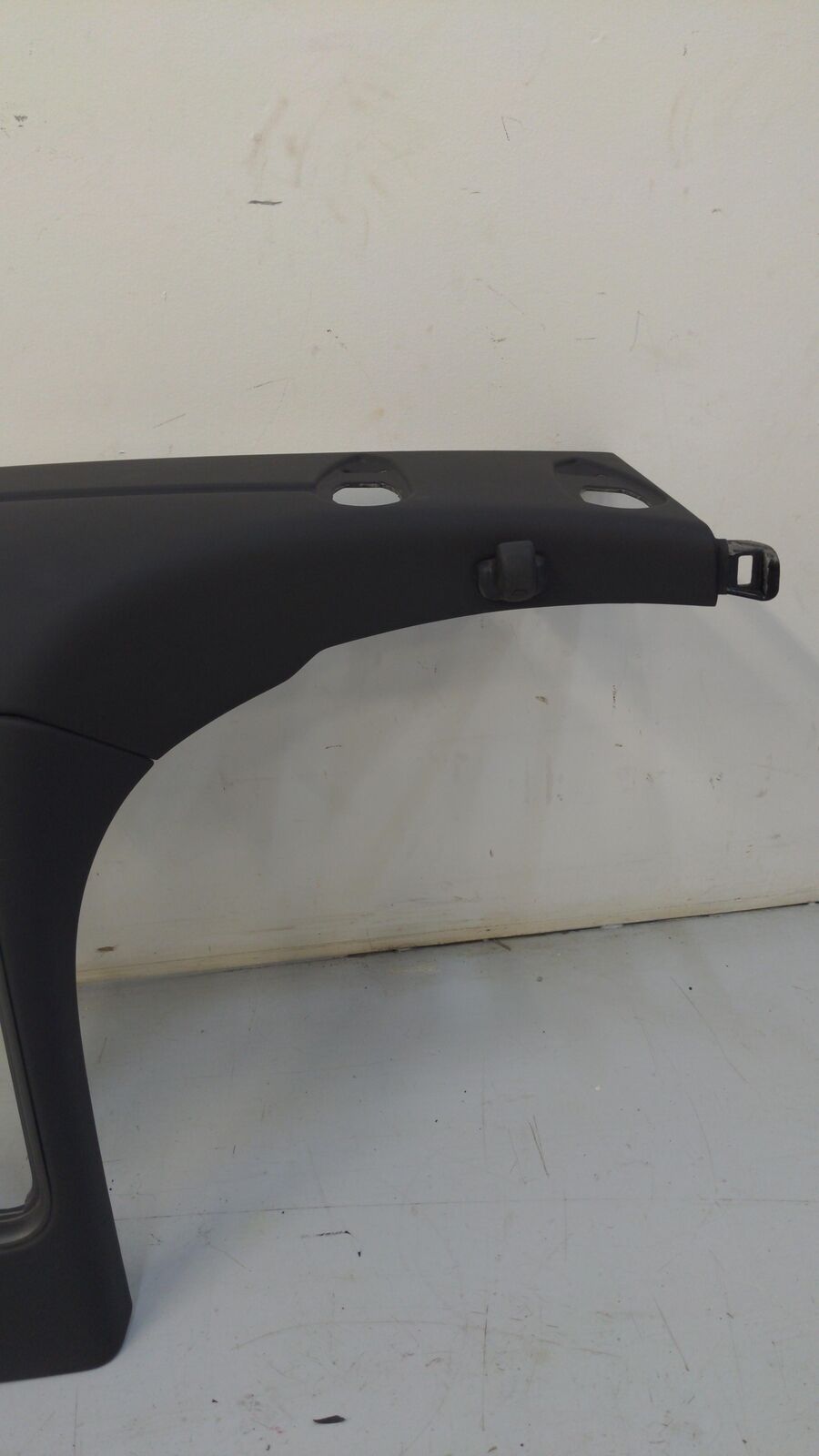 14 JAGUAR F-TYPE Rear Center Bulkhead Trim *NOTES* Black Leather EX53-537B39-N