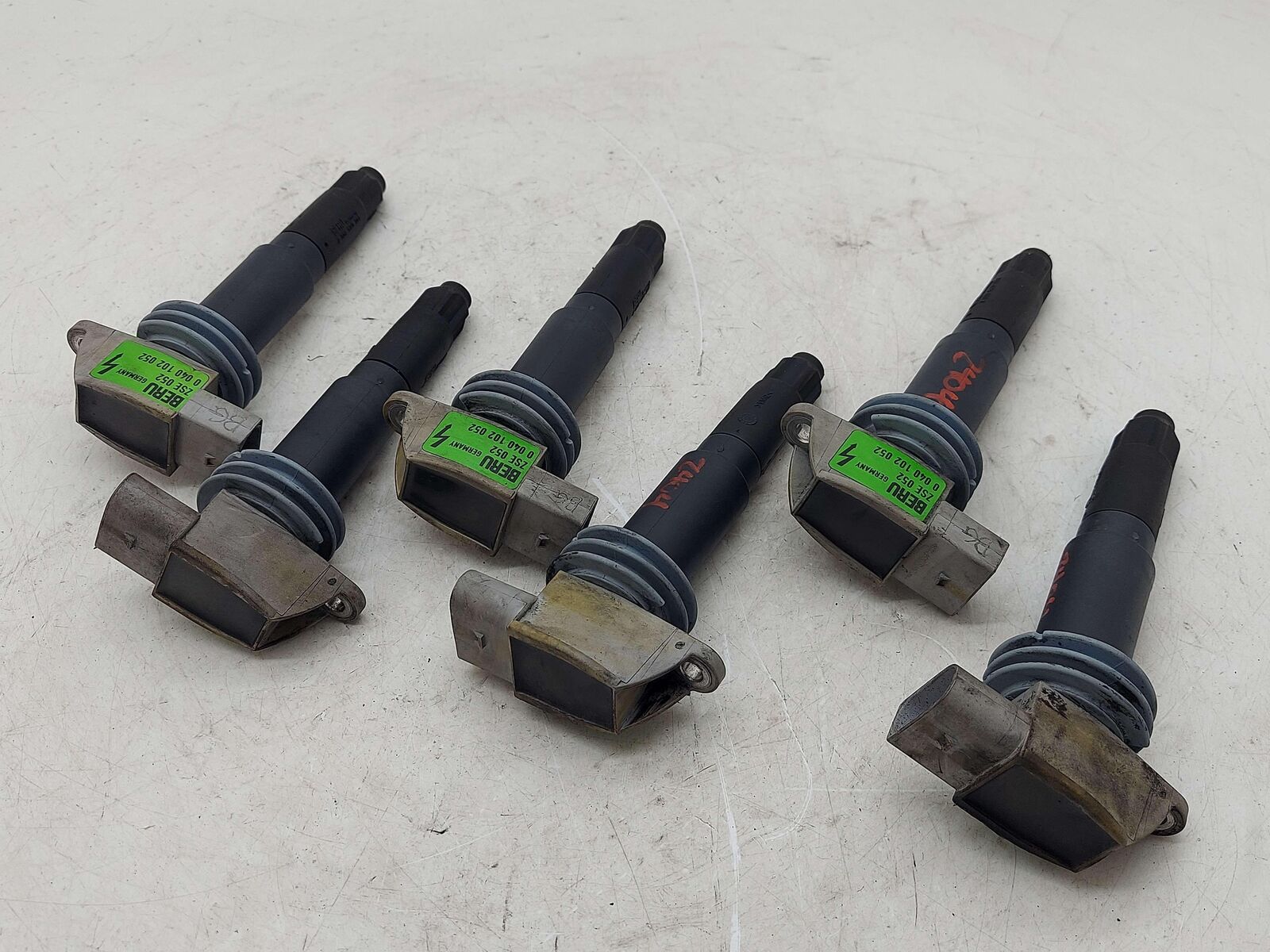 12-16 PORSCHE 911 991 GT3 3.8L MA1.75 IGNITION COIL SET OF 6 2303590361