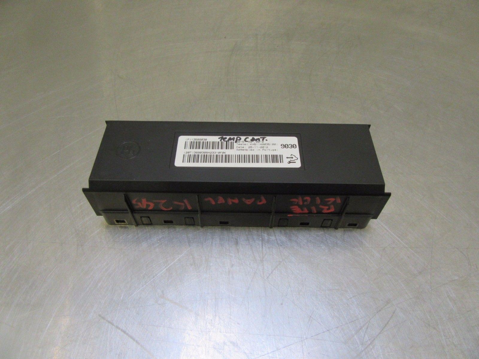 K245 2013 CADILLAC ATS TEMPERATURE MODULE 13589030