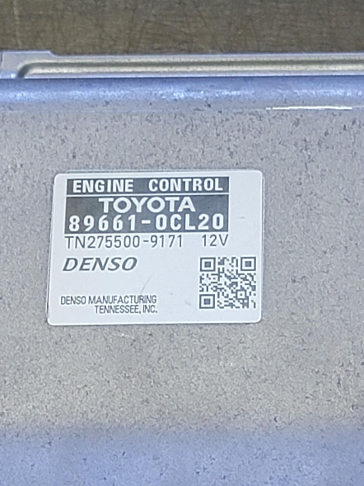 14 TOYOTA SEQUOIA Engine Computer Control Module ECU ECM 89661-0cl20 102k KM'S!