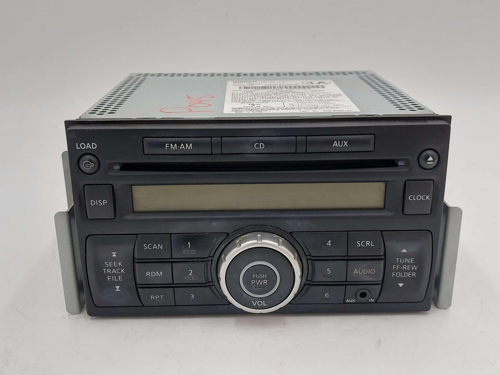 11-13 NISSAN QUEST 6 DISK CD MP3 RADIO RECEIVER 281851JA0A