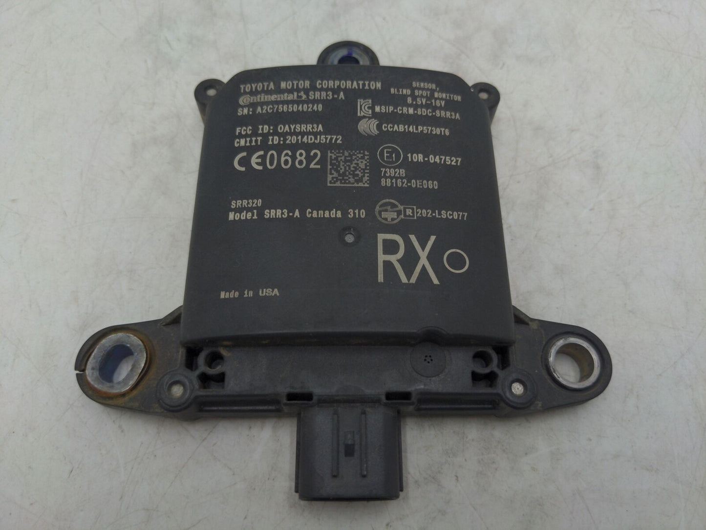 17-19 LEXUS RX350 Rear Blind Spot Radar Sensor Control Module 88162-0E060 🚀