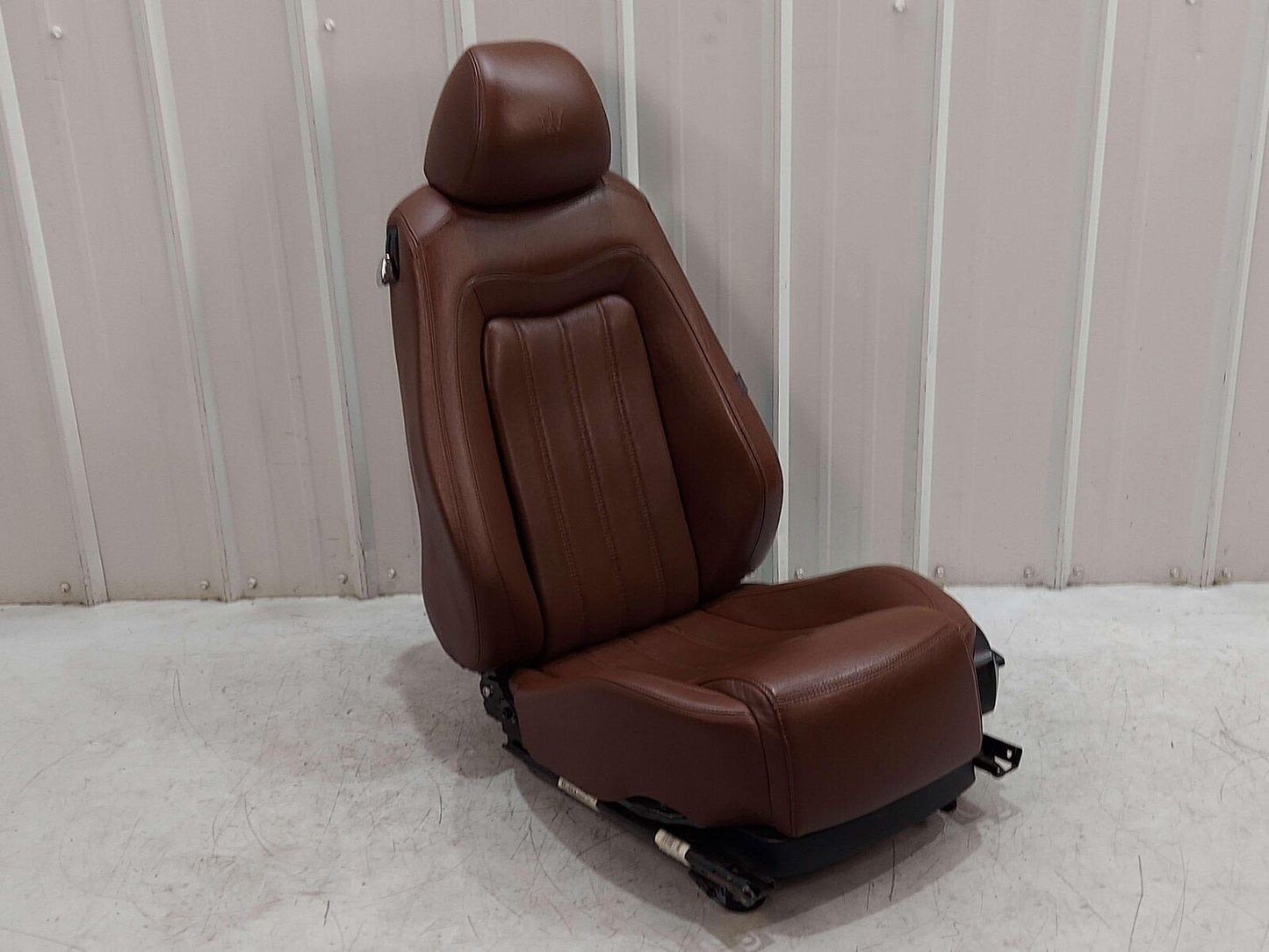 2010 Maserati GranTurismo S M145 Coupe FRONT LEFT SEAT BROWN LEATHER