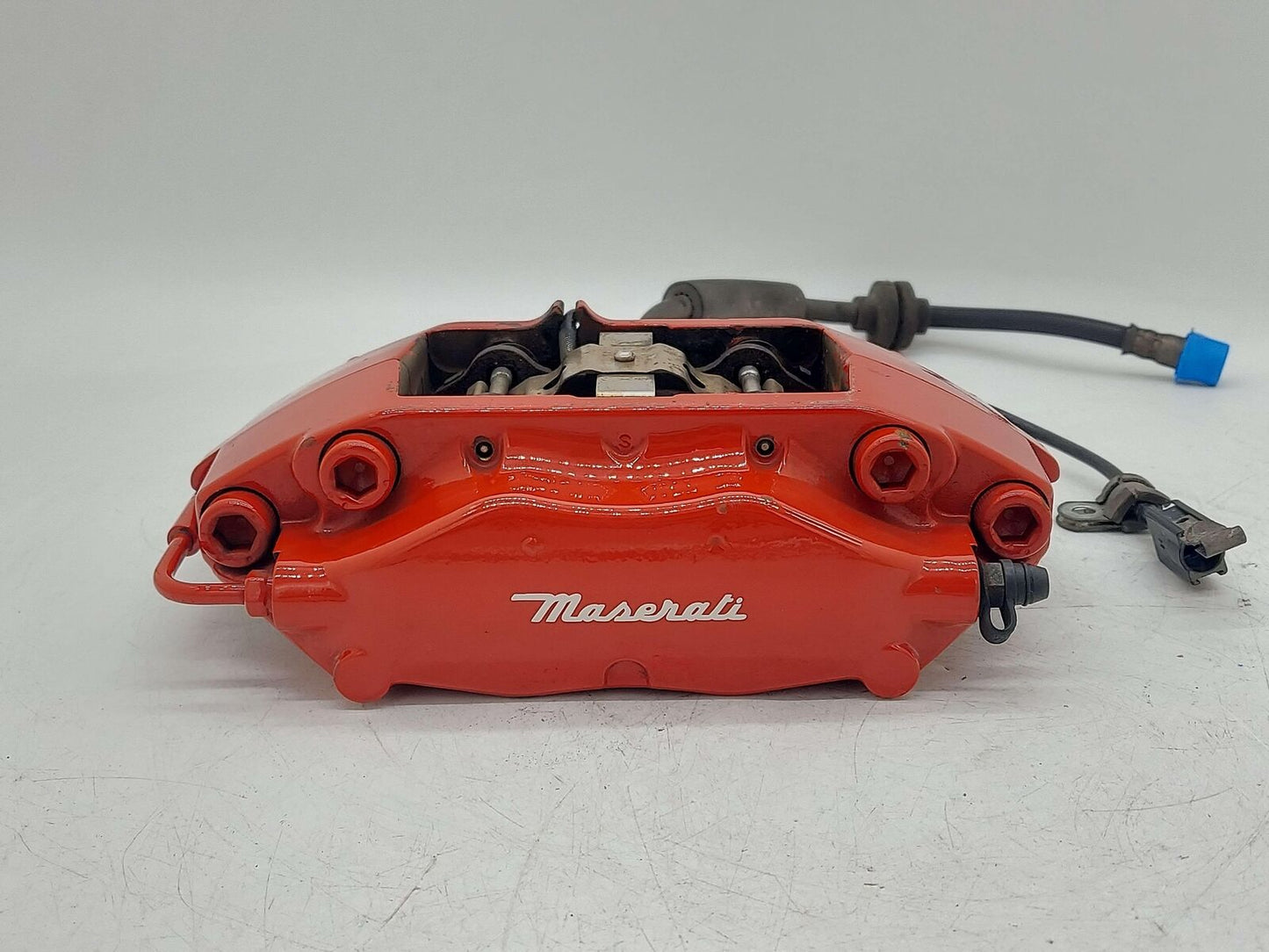 2010 Maserati GranTurismo S M145 Coupe REAR LEFT CALIPER RED *CHIPPED PAINT*