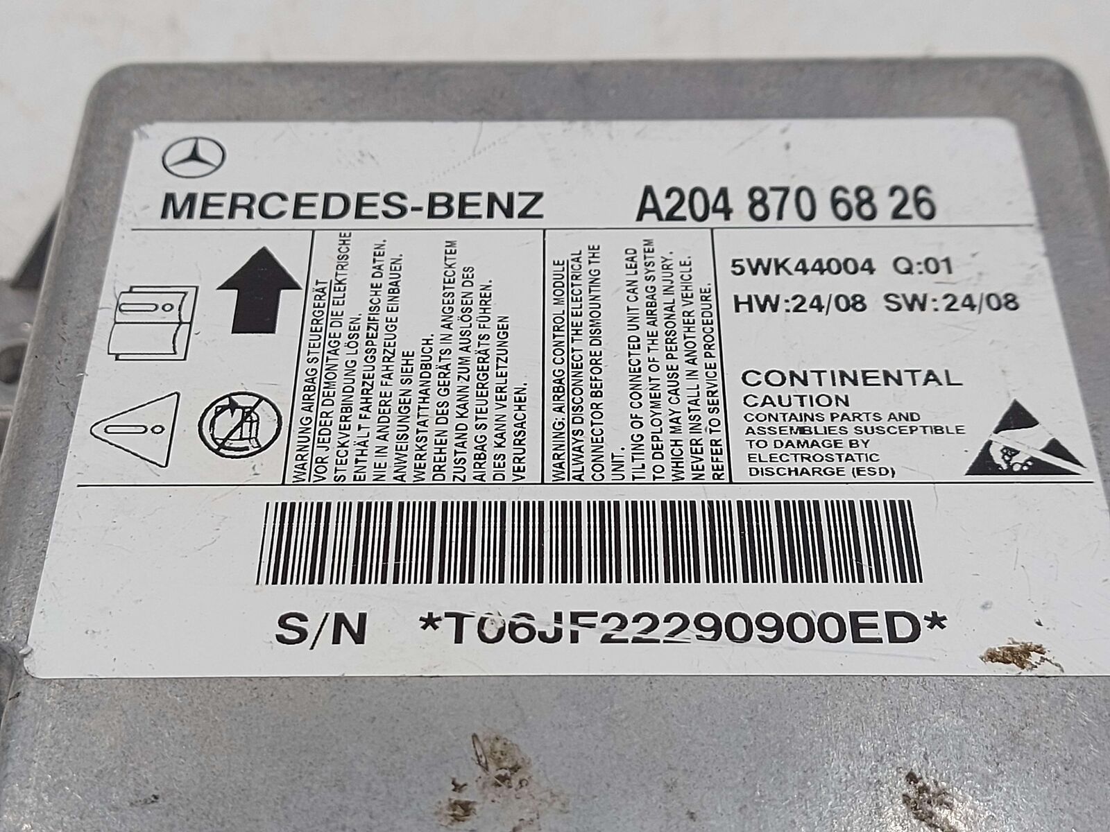 08 09 10 11 MERCEDES C350 A2048706826 MODULE