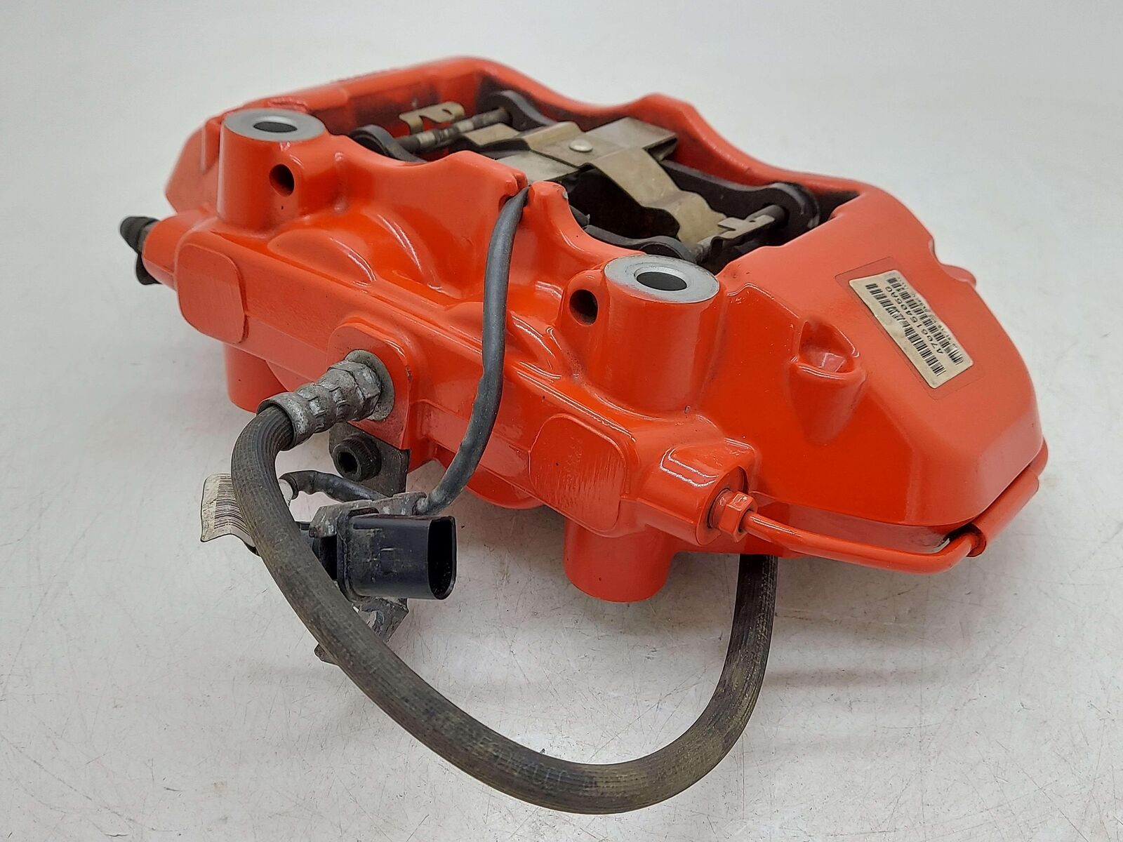 2018 LAMBORGHINI AVENTADOR S LP740-4 REAR LEFT BRAKE CALIPER RED 470615405AG