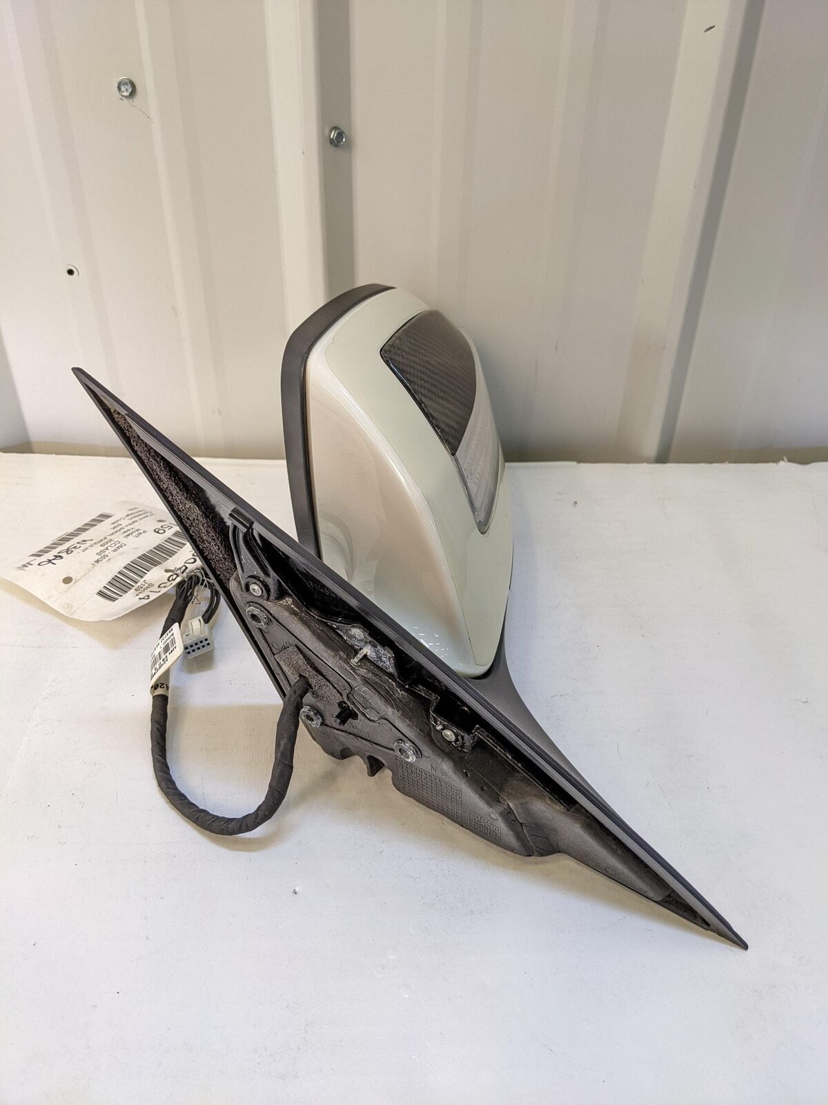 💥09 MERCEDES C350 LH Left Door Mirror White Power Folding💥