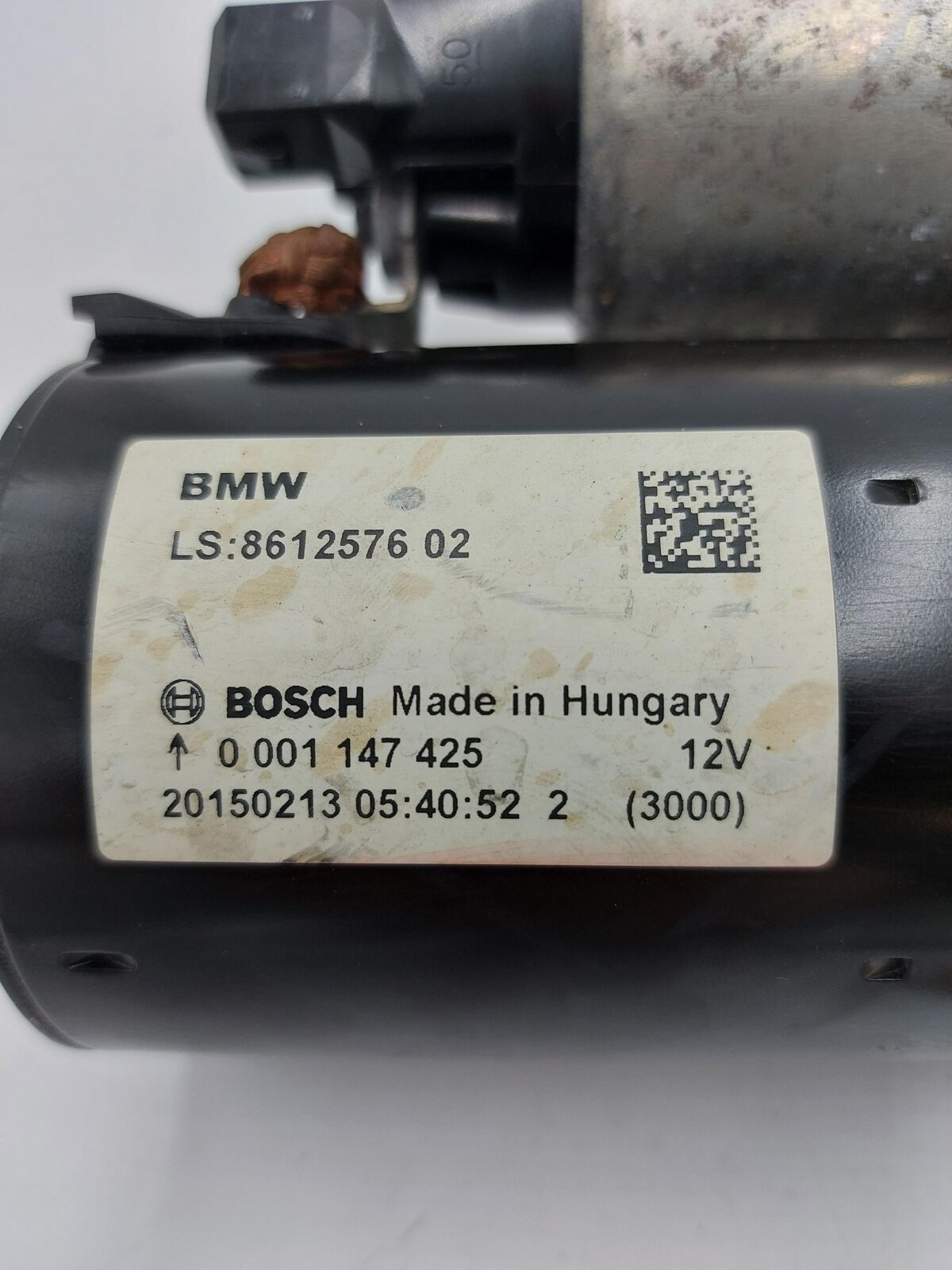 14 15 16 BMW 228 SERIES Starter Motor 8612576 50K KM'S AT