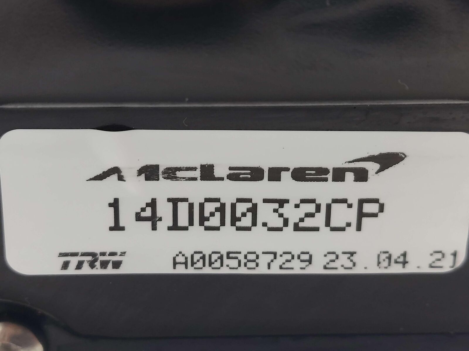 2023 Mclaren Artura 3.0L Power Steering Pump Motor Electric 14D0032CP 3K KMS