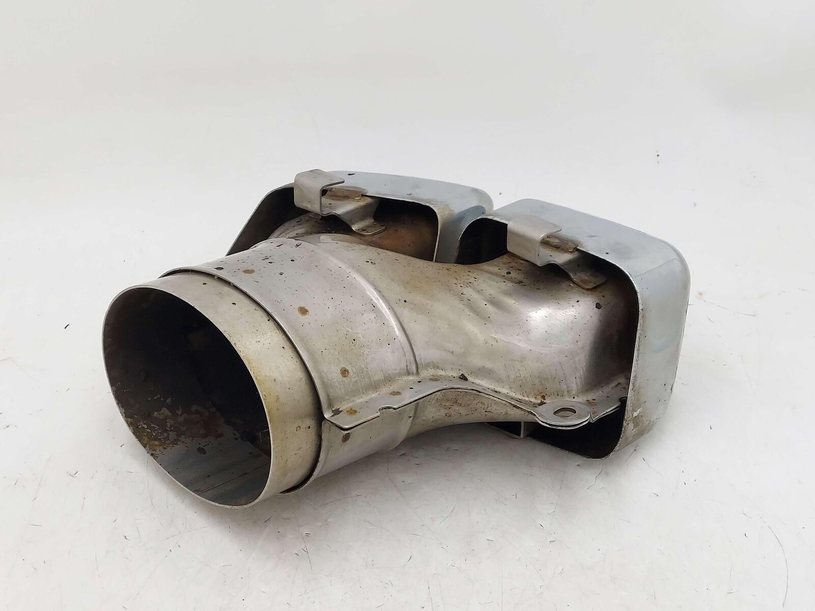 13-16 MERCEDES GL63 AMG X166 RIGHT EXHAUST MUFFLER TIP *PEELING CHROME*