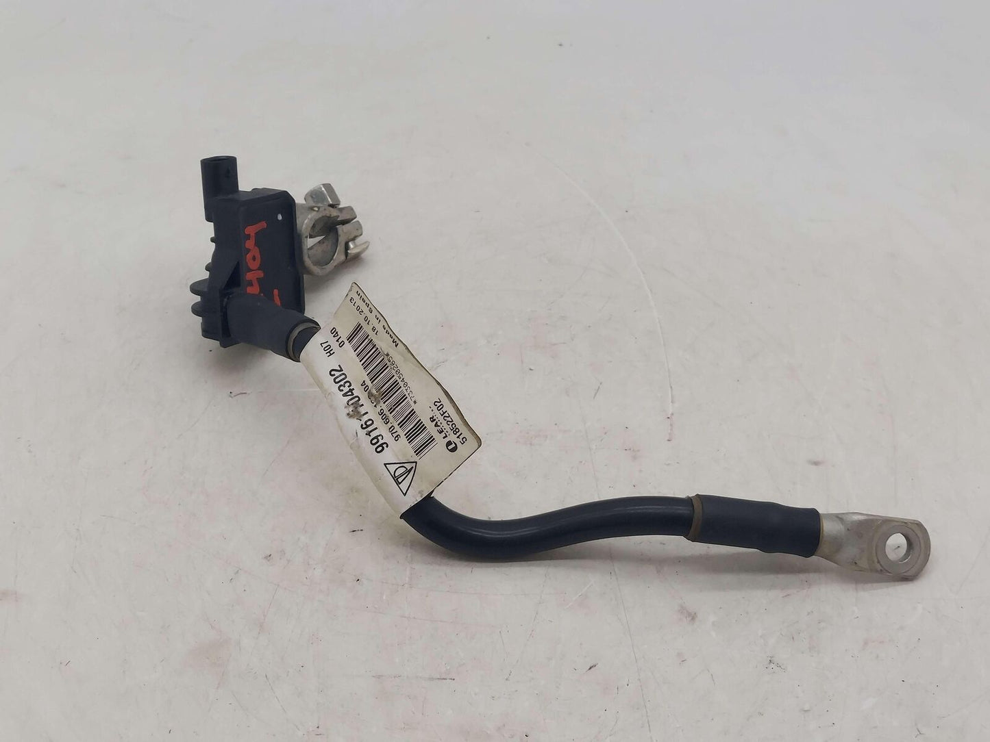 2014 PORSCHE 911 991 GT3 BATTERY CABLE NEGATIVE 99161104302