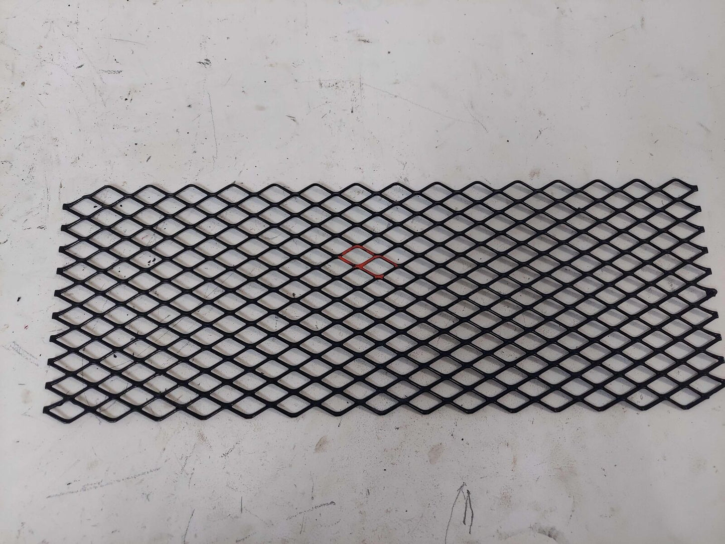 1999 Nissan Skyline Altia Bumper Mesh Grille Grill Insert Set Black *Bent Hole*