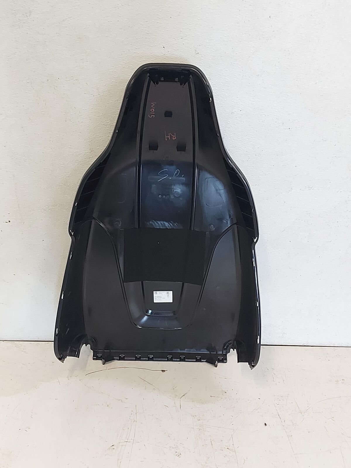 2020 PORSCHE TAYCAN Front Seat Plastic Seat Back Cover trim Black 9j1881971