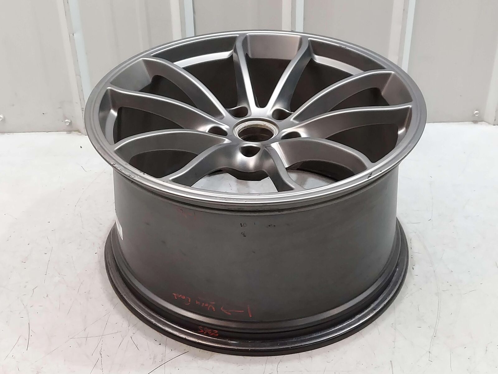 16 PORSCHE CAYMAN GT4 981 WHEEL RIM 20X11 10 SPOKE ALLOY PLATINUM SATIN FINISH