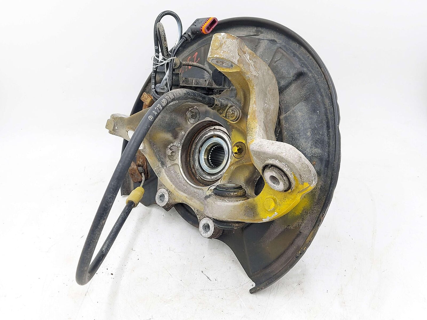 12-18 Mercedes W218 CLS63S AMG REAR LEFT SPINDLE KNUCKLE HUB 2043500741