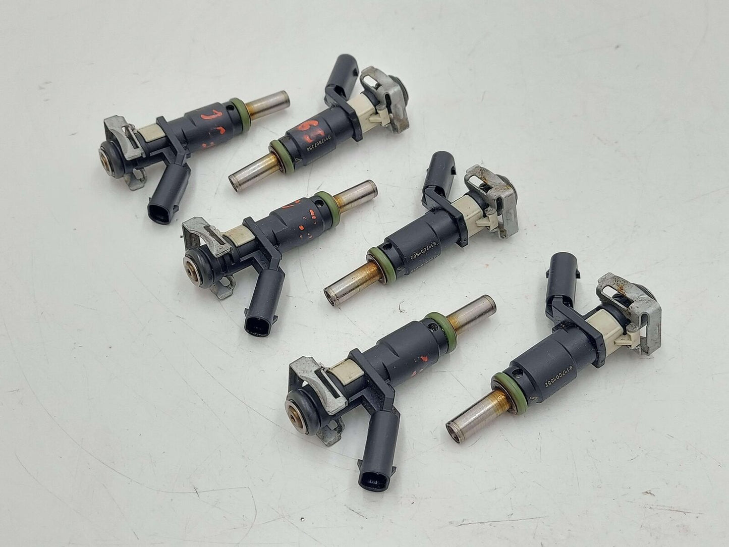 06-12 MERCEDES C300 W204 SET OF 6 FUEL INJECTION INJECTOR A2720780249