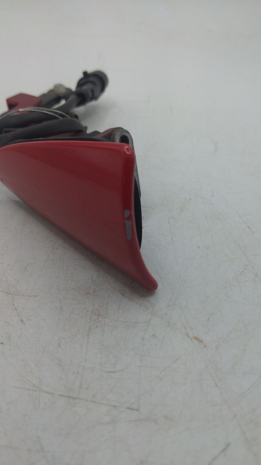 2000 FERRARI 360 MODENA Left Outside Door Handle Lh Red *paint Chip*