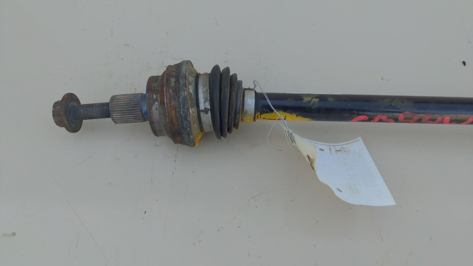 09-12 VW TIGUAN Rear Left LH CV Axle Shaft 1k0501203d AT