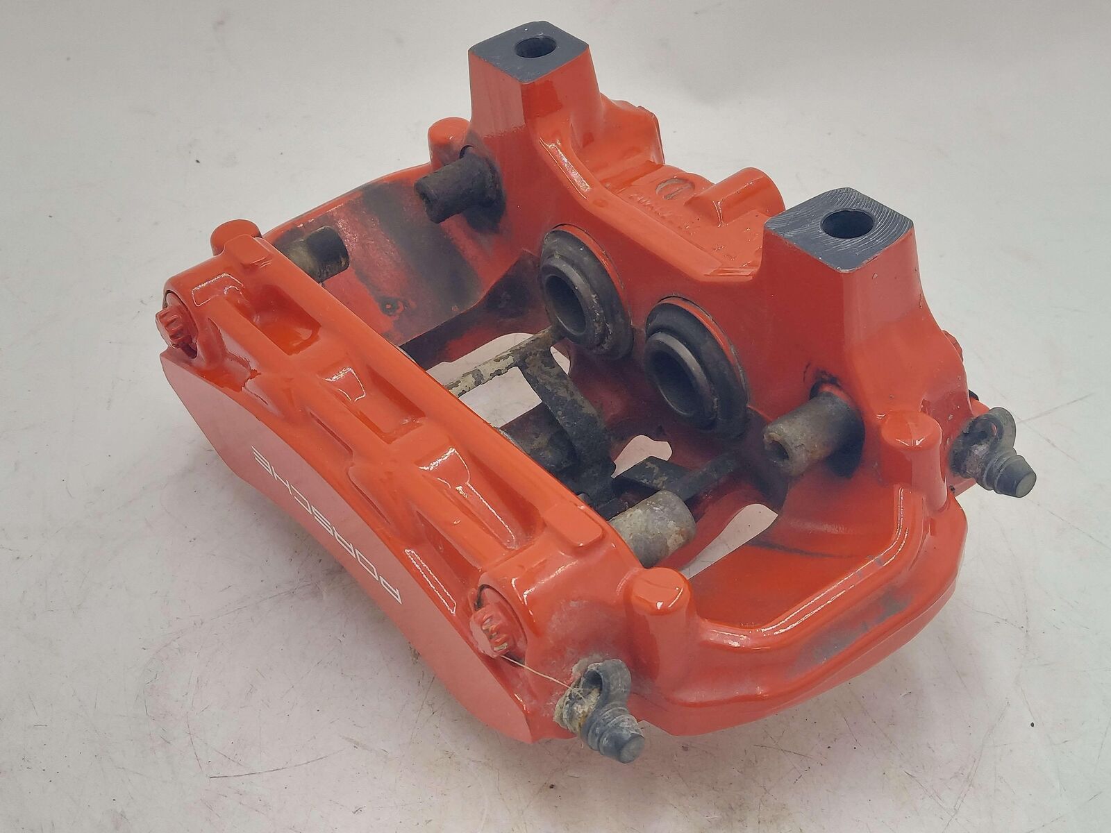 11-18 PORSCHE CAYENNE GTS 958 REAR RIGHT BRAKE CALIPER RED 7P5615404BA 7P0615424