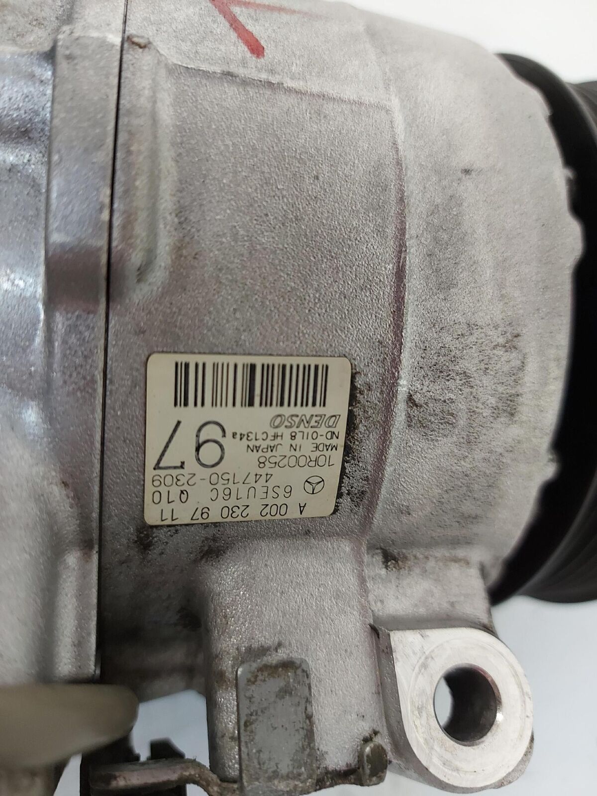 12 13 14 15 16 MERCEDES CLS63s A/c Air Compressor A0022309711 Cls63s 68K KM's!