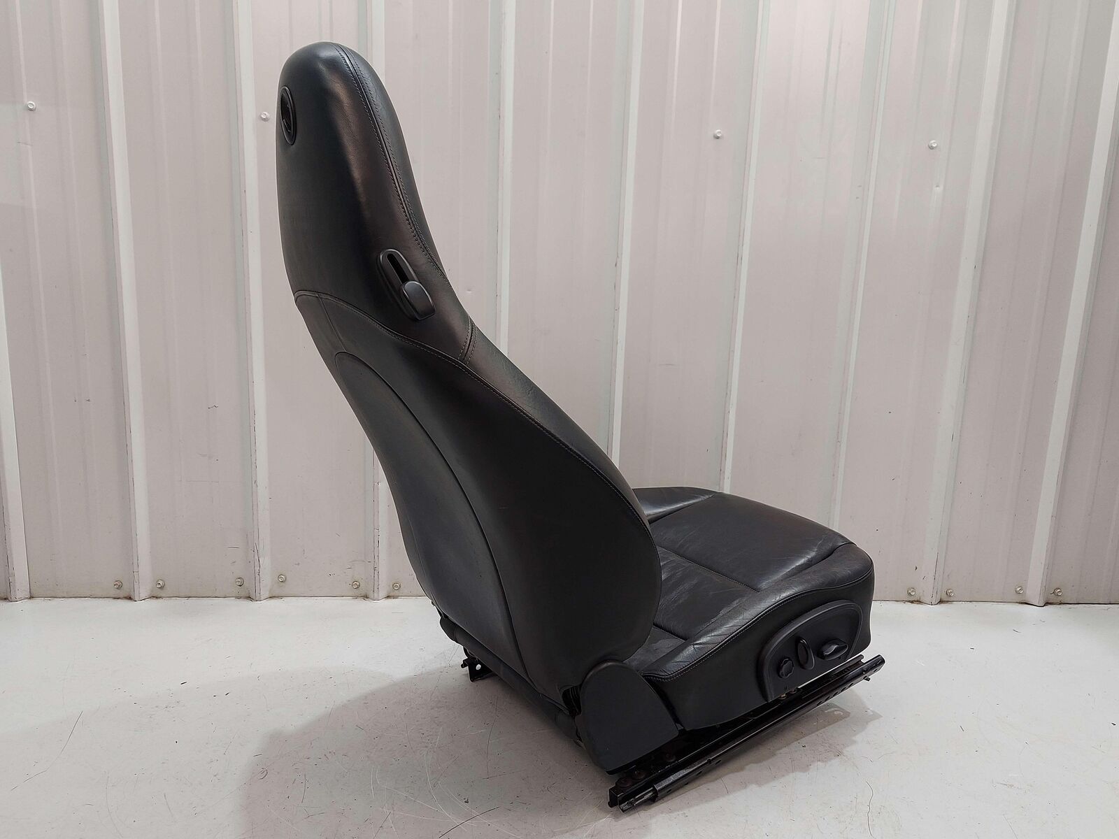 00-01 PORSCHE 911 996 CARRERA CABRIOLET FRONT RIGHT SEAT LEATHER BLACK