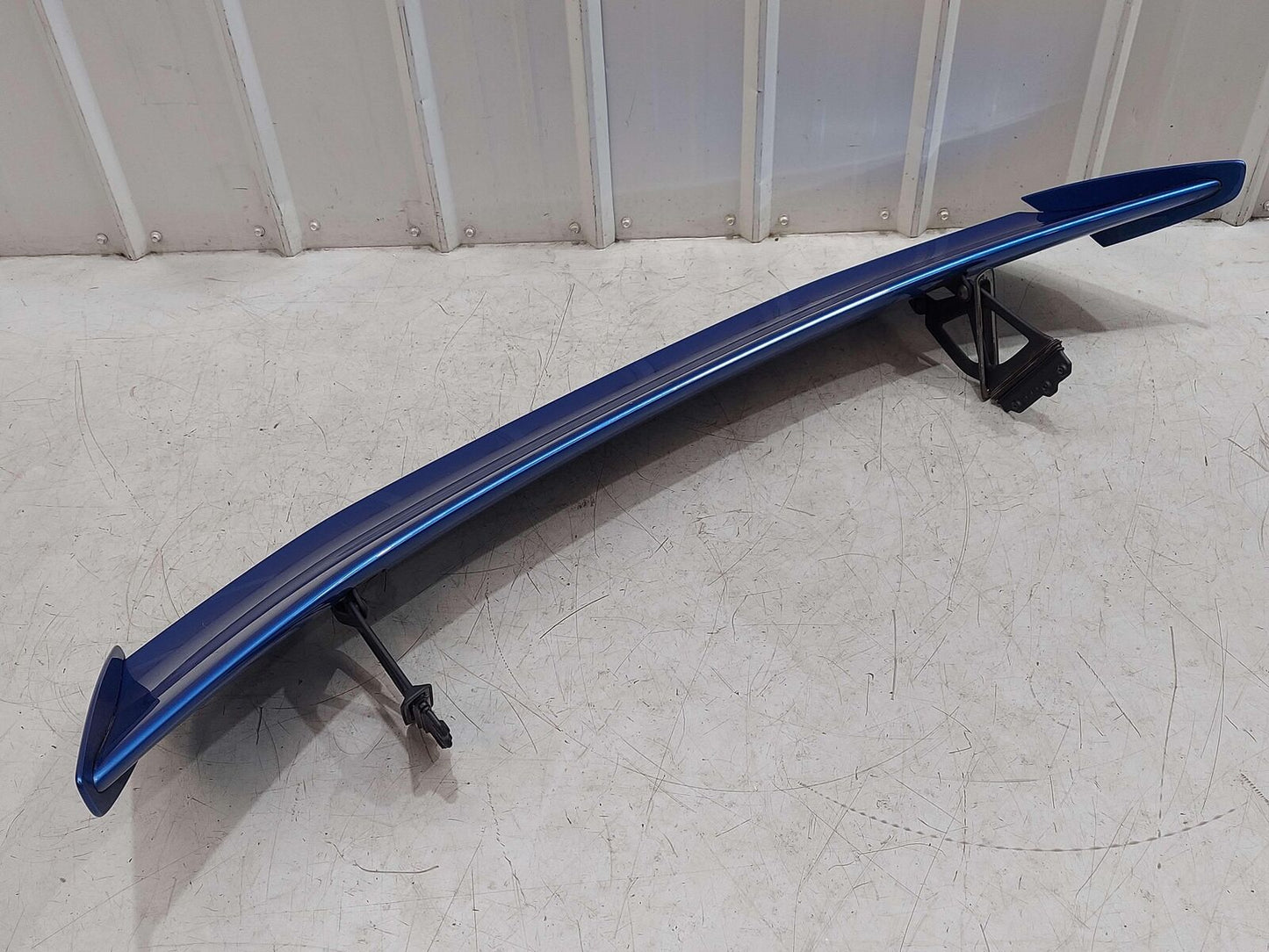 16 PORSCHE CAYMAN GT4 981 REAR SPOILER WING SAPPHIRE BLUE M5J