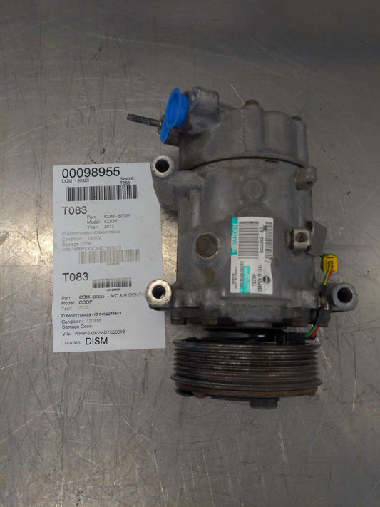 09 10 11 12 13 14 15 MINI COOPER A/c Air Compressor Id 64522758433 130K KM's!