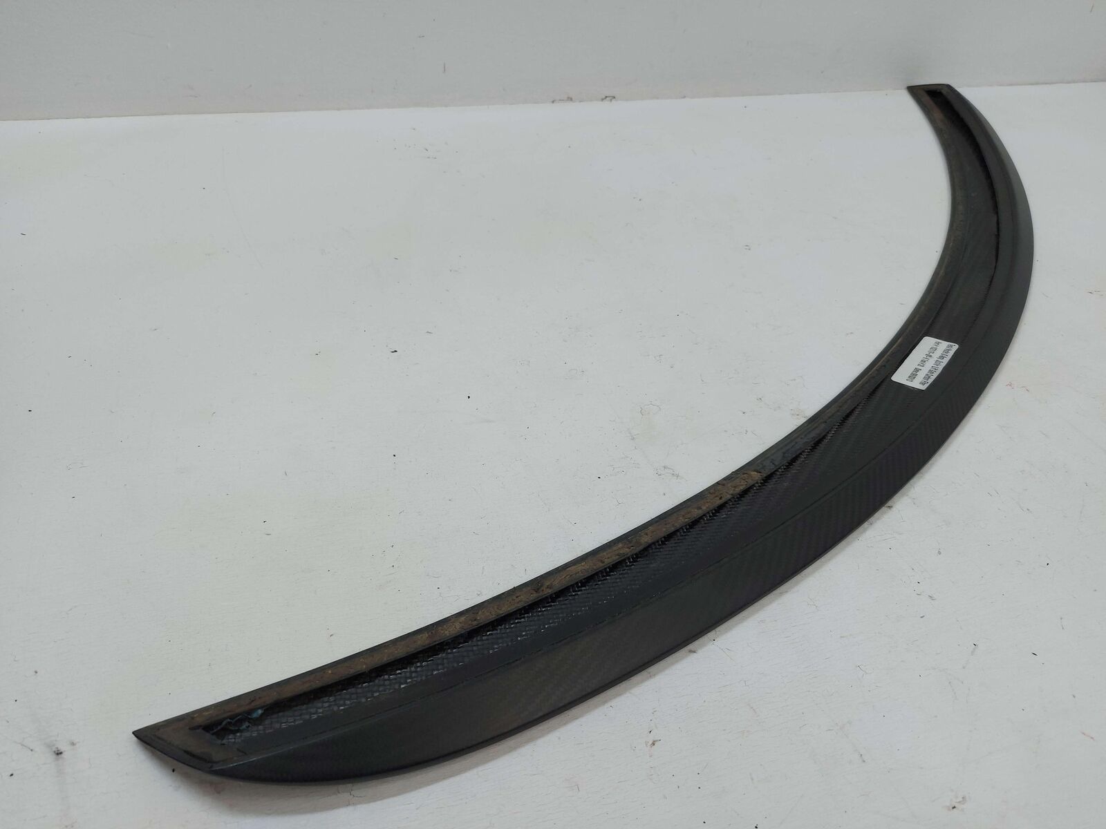 2013 TESLA S REAR SPOILER CARBON FIBER OEM TESLA 1023179-00-B