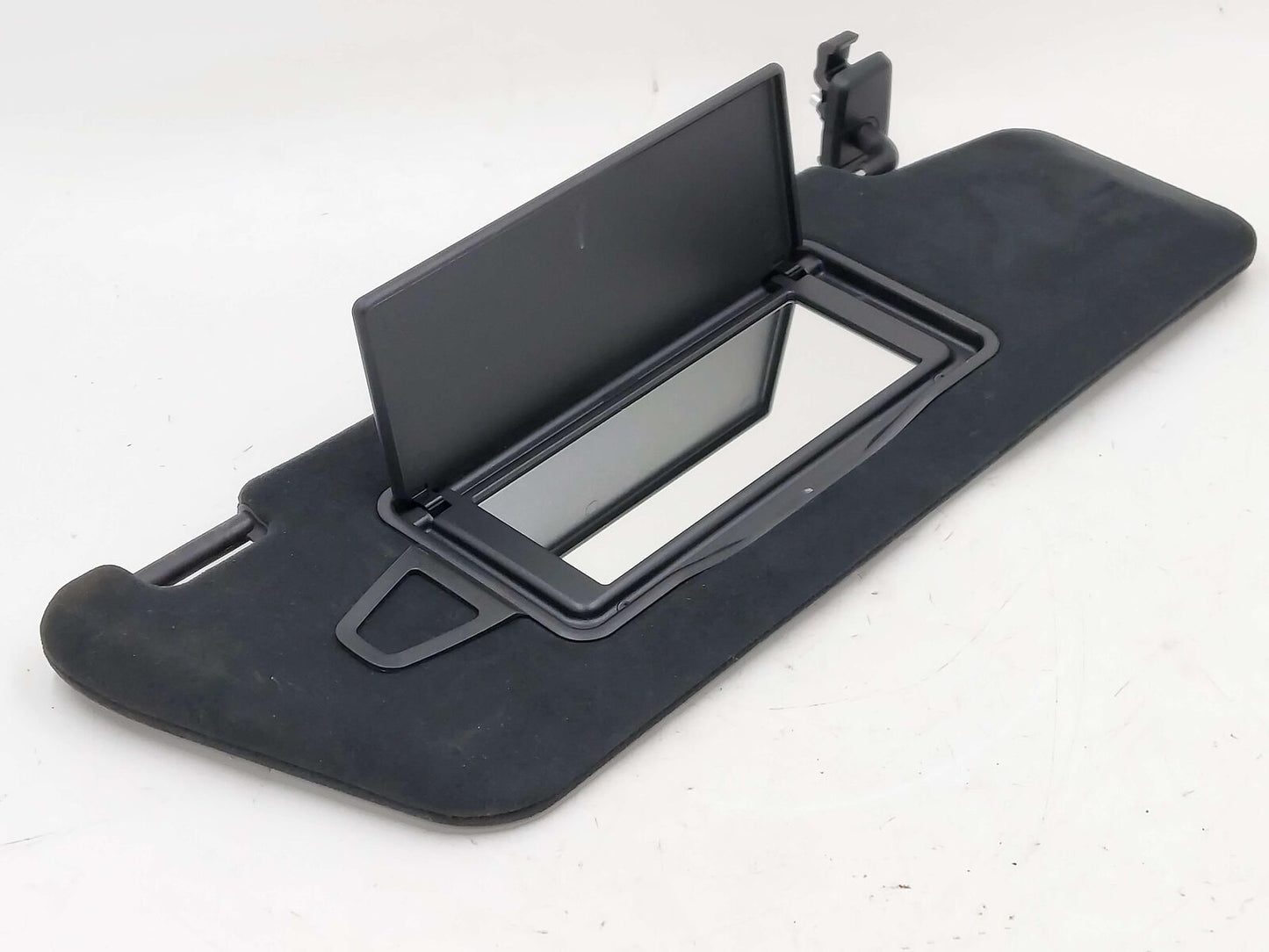 12-16 MERCEDES CLS63S AMG W218 RIGHT SUN VISOR BLACK SUEDE ALCANTARA 800A