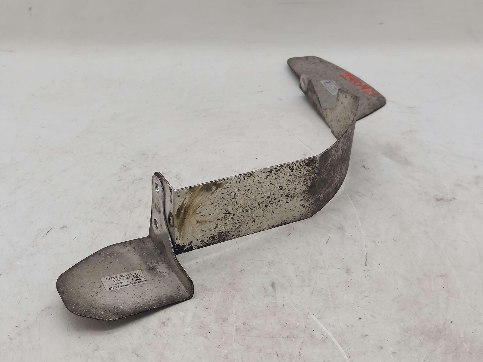 2014 PORSCHE 911 991 GT3 FRONT LEFT SPINDLE DEFLECTOR HEATSHIELD