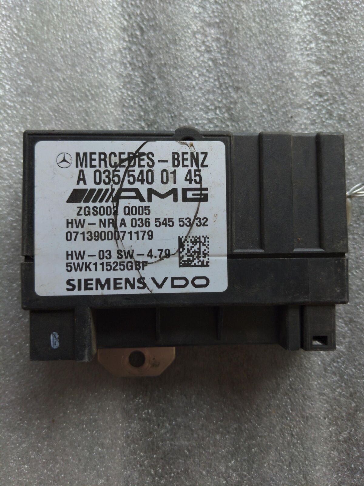 07 08 09 10 11 MERCEDES ML63 A0355400145 GAS FUEL PUMP CONTROL MODULE