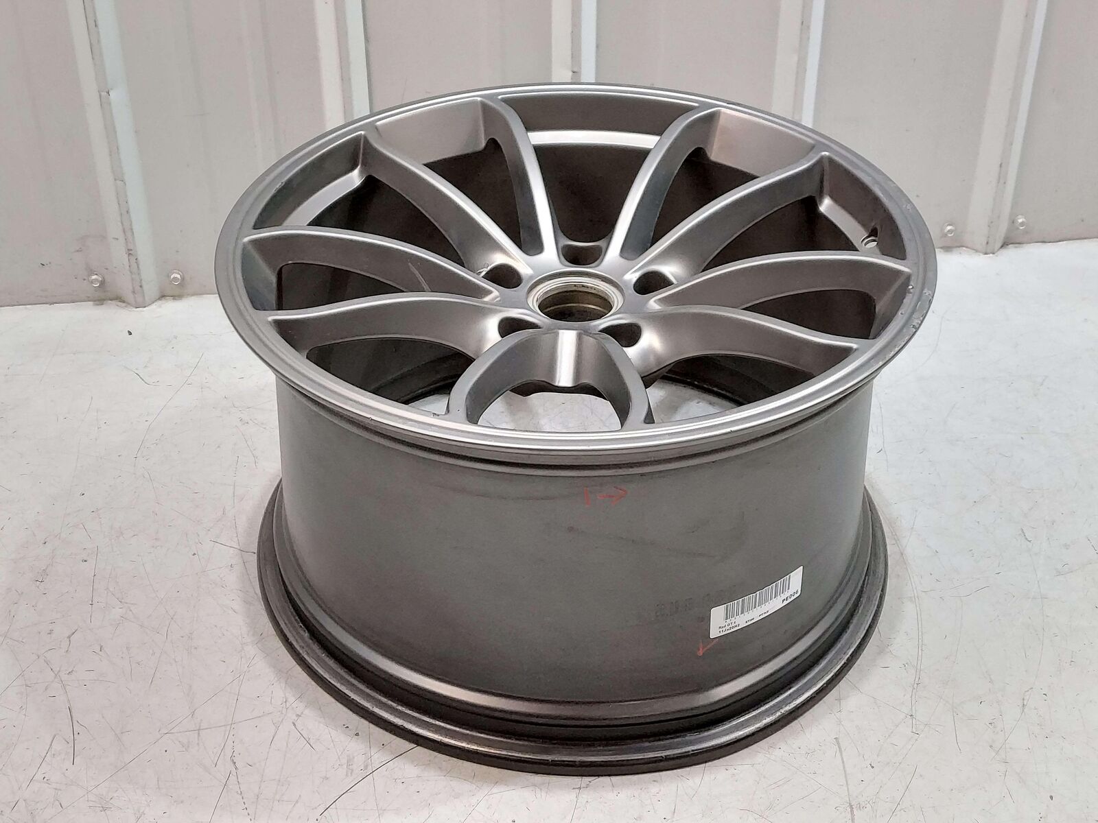 16 PORSCHE CAYMAN GT4 981 WHEEL RIM 20X11 10 SPOKE ALLOY PLATINUM SATIN FINISH