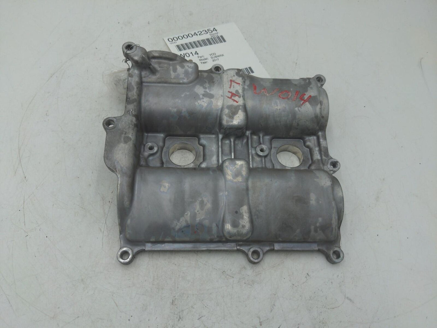 17 SUBARU WRX LH LEFT VALVE COVER