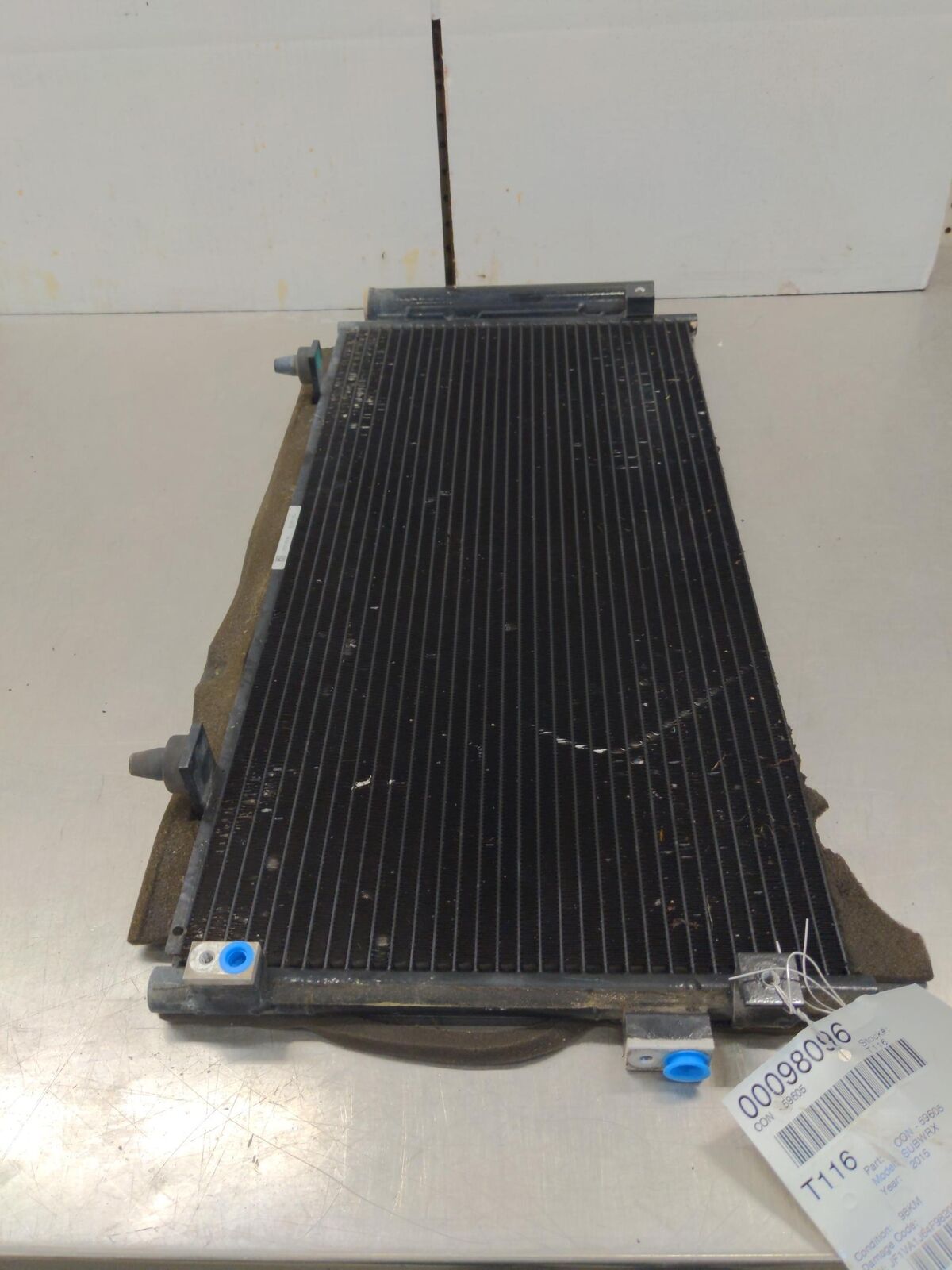 15-21 SUBARU WRX CONDENSER T911807B *FOAM MISSING*