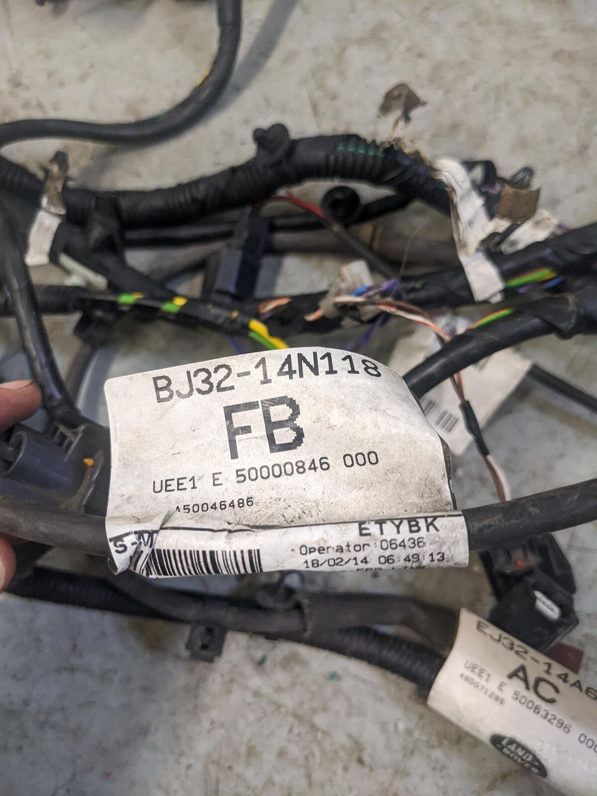 12-16 RANGE ROVER EVOQUE Wire Harness Body Harness EJ32-14A005