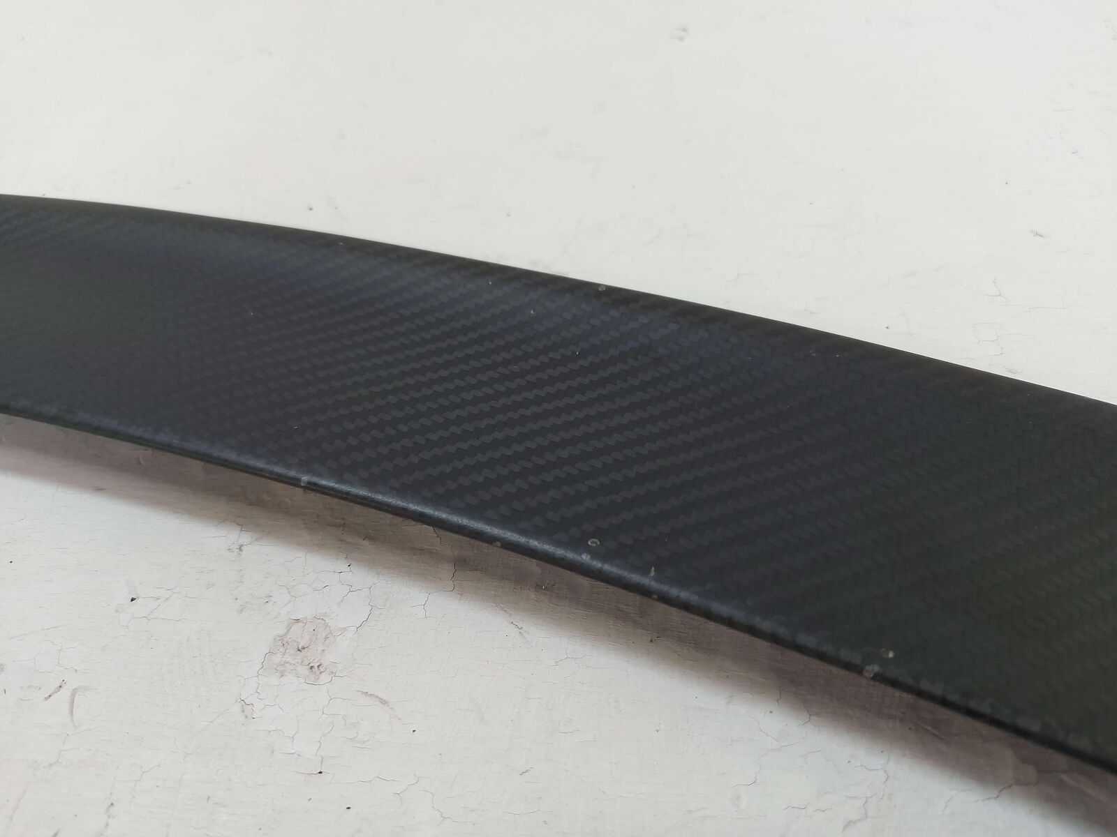 2013 TESLA S REAR SPOILER CARBON FIBER OEM TESLA 1023179-00-B