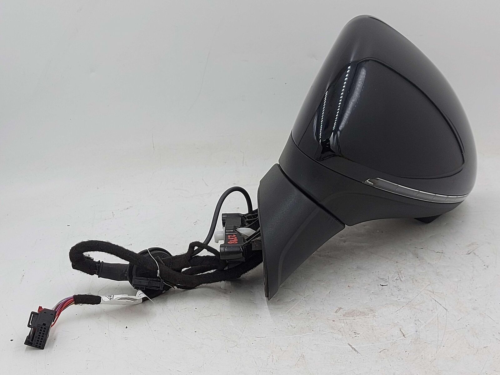 17-18 PORSCHE CAYENNE 958 S E-HYBRID LEFT DOOR MIRROR JET BLACK 2T