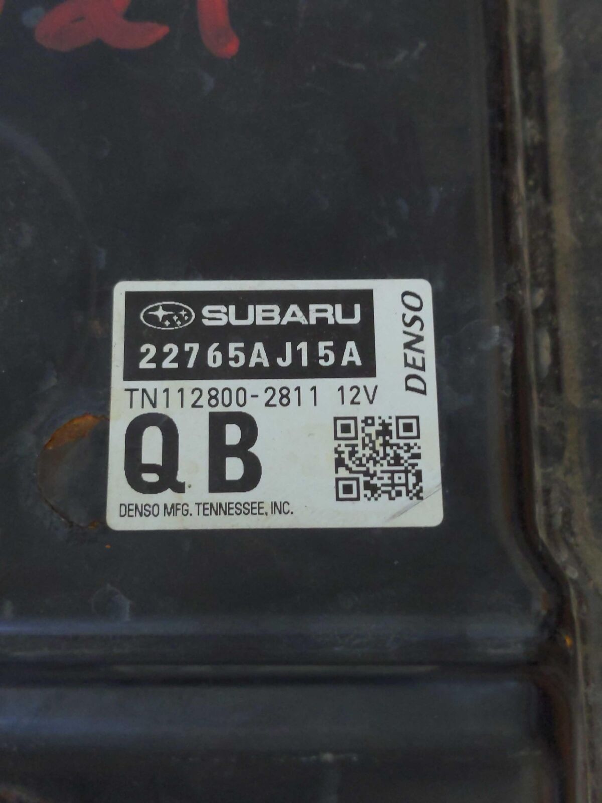 16 SUBARU LEGACY Engine Computer Control Module ECU ECM 22765aj15a