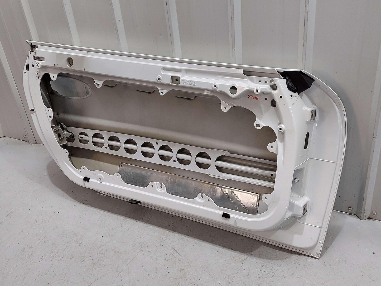 12-16 PORSCHE 911 991 GT3 FRONT LEFT DOOR SHELL PURE WHITE C9A *NOTE