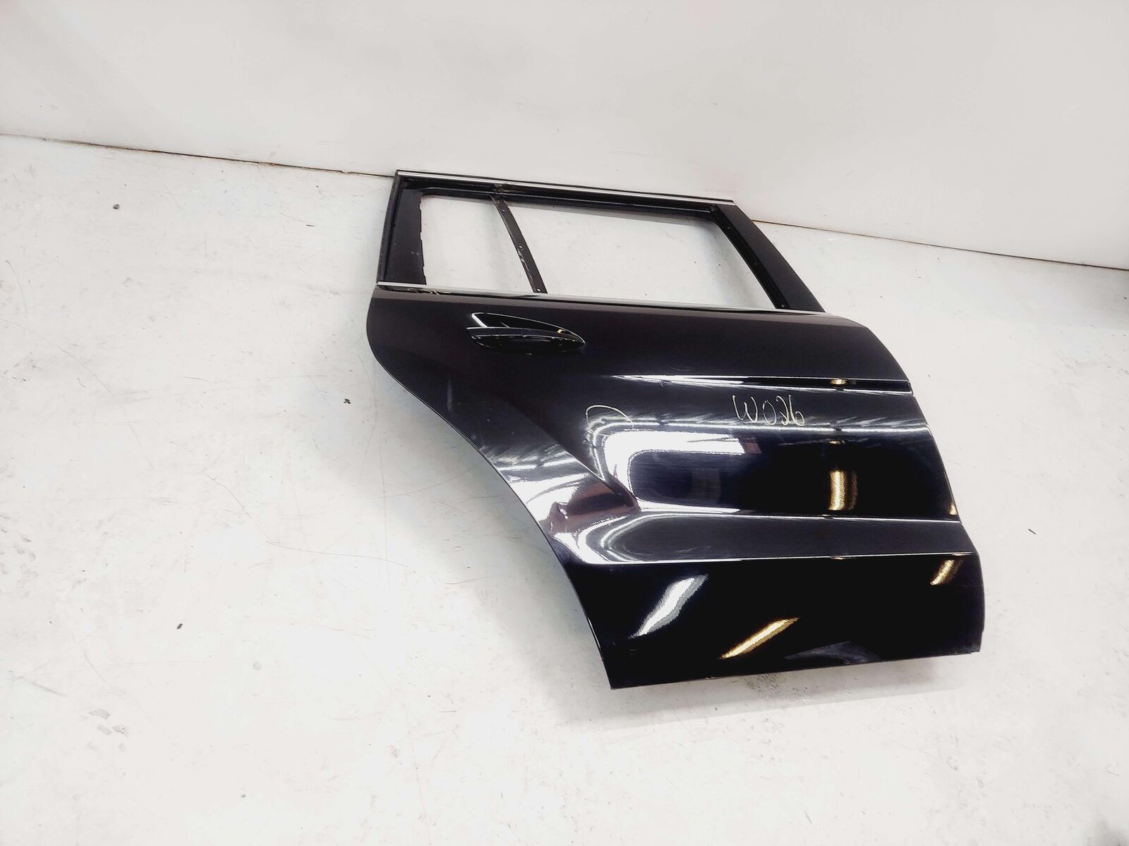 13-16 MERCEDES GL63 AMG X166 REAR RIGHT DOOR OBSIDIAN BLACK 197