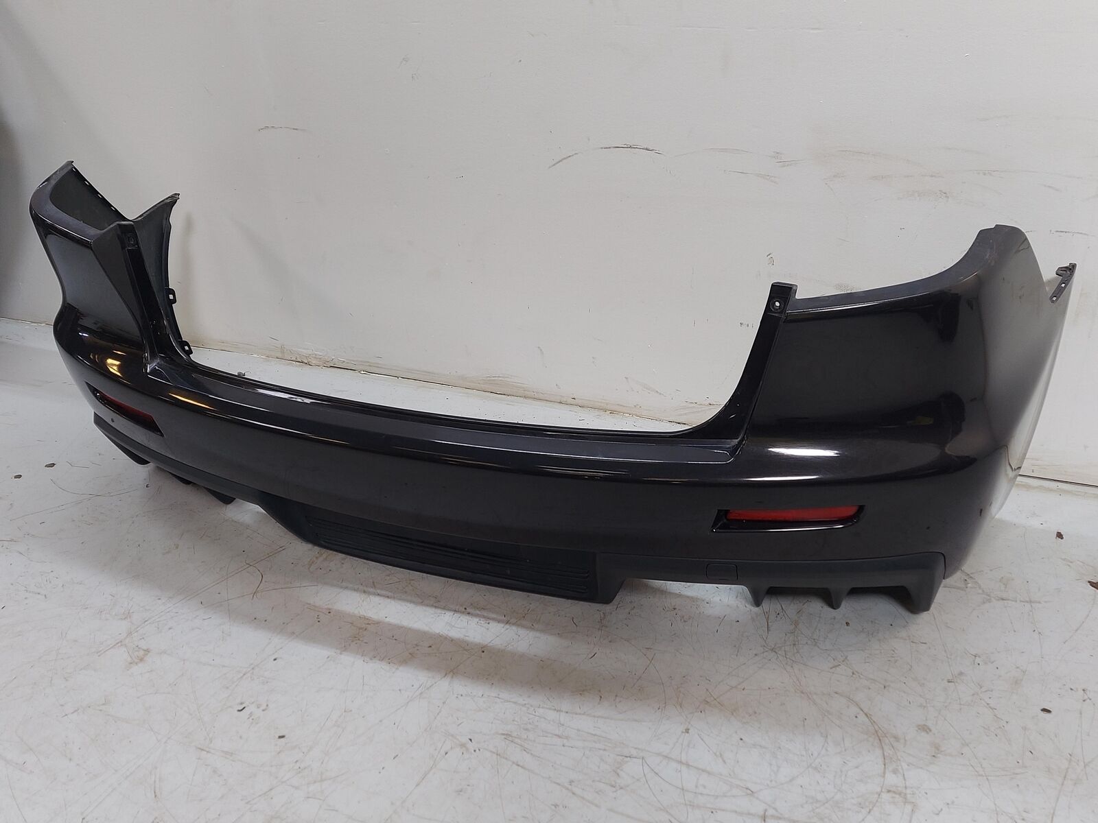 08 10-15 MITSUBISHI LANCER EVOLUTION MR REAR BUMPER GREY W/ DIFFUSER