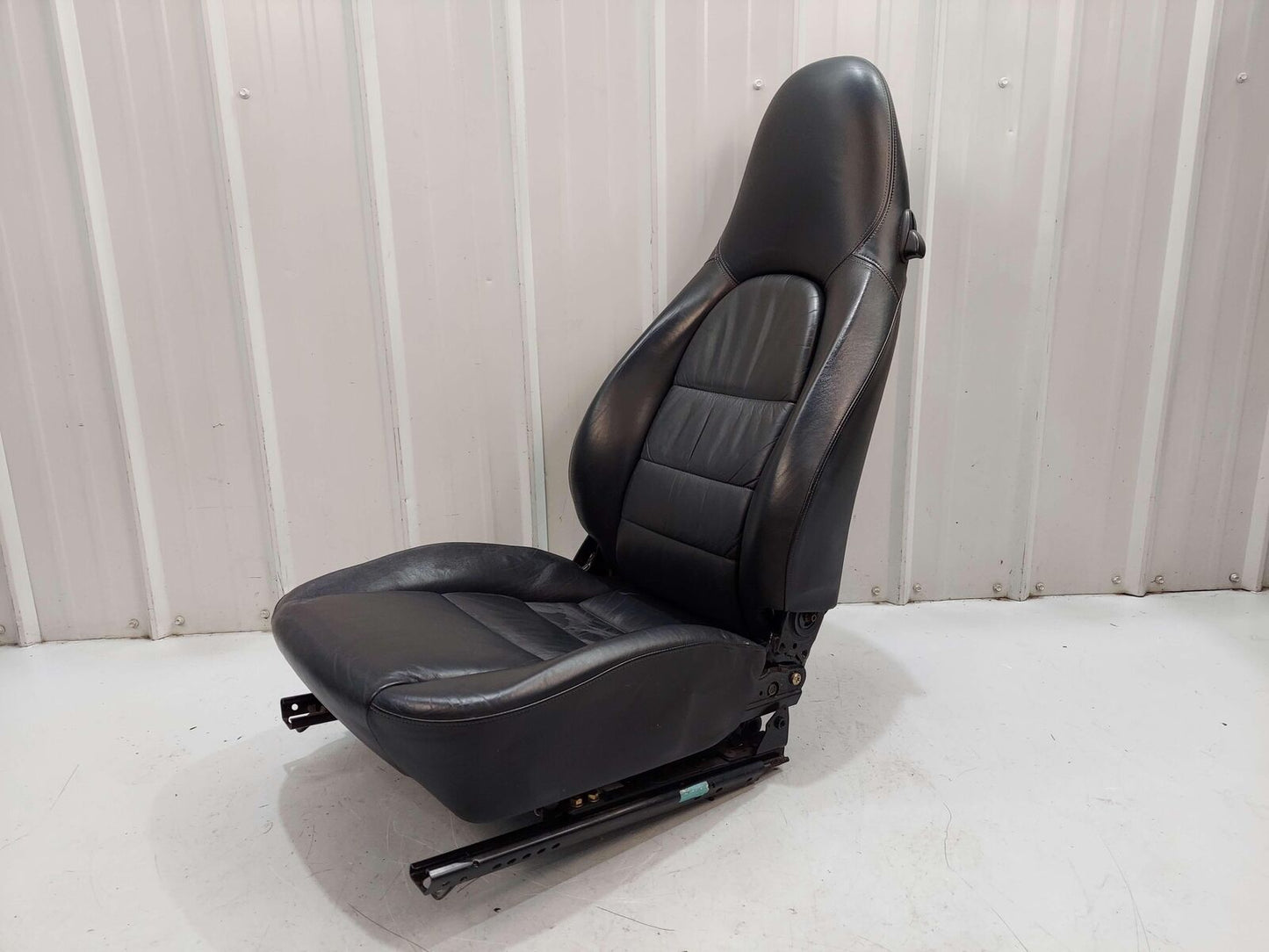 00-01 PORSCHE 911 996 CARRERA CABRIOLET FRONT RIGHT SEAT LEATHER BLACK